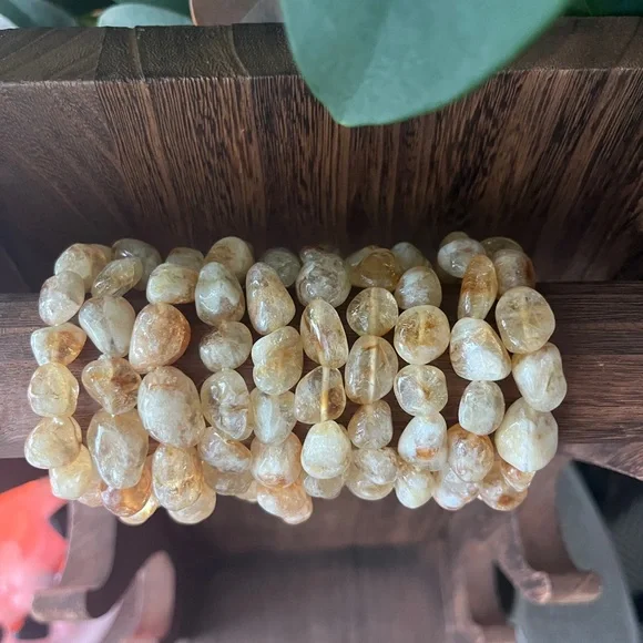 Citrine tumble bracelet (one) - Picture 5 of 6